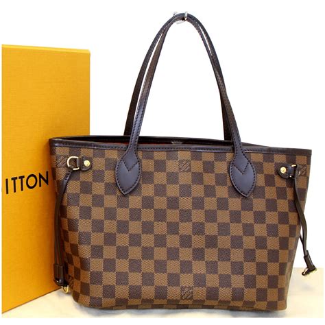 lv neverfull damier|louis vuitton damier tote bag.